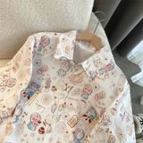  Áo Sơ Mi Dáng Dài Doraemon 