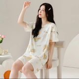  Bộ Đồ Ngủ Cotton Có Mút Ngực 