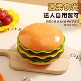  Bánh Hamburger Hình Chiếc Đĩa Đẹp 