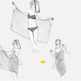  Khăn Tắm Nữ Có Thể Mặc 