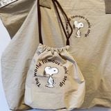  Túi Đeo Nách Gấp Hoạt Hình Snoopy 