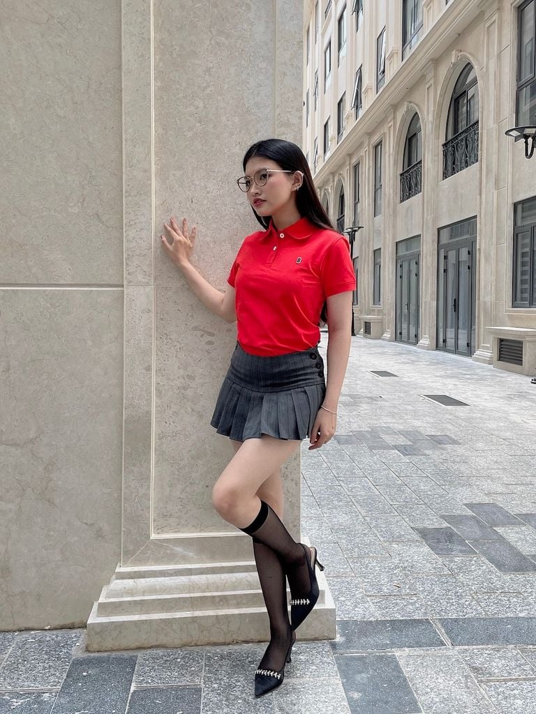 Áo Polo Nữ Thêu Icon B - BFPLW001