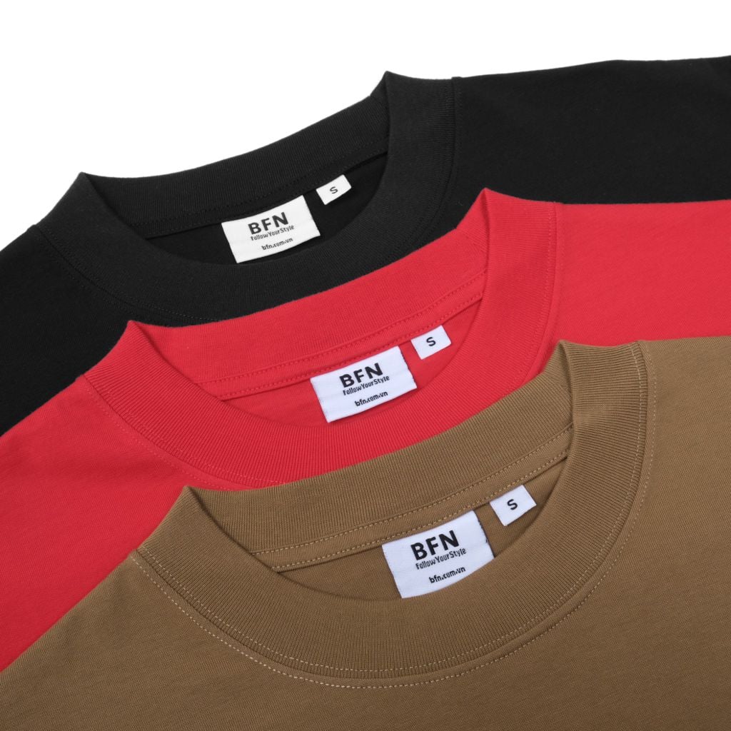 Áo Thun Nam Nữ Thêu Icon B - BFTS001A