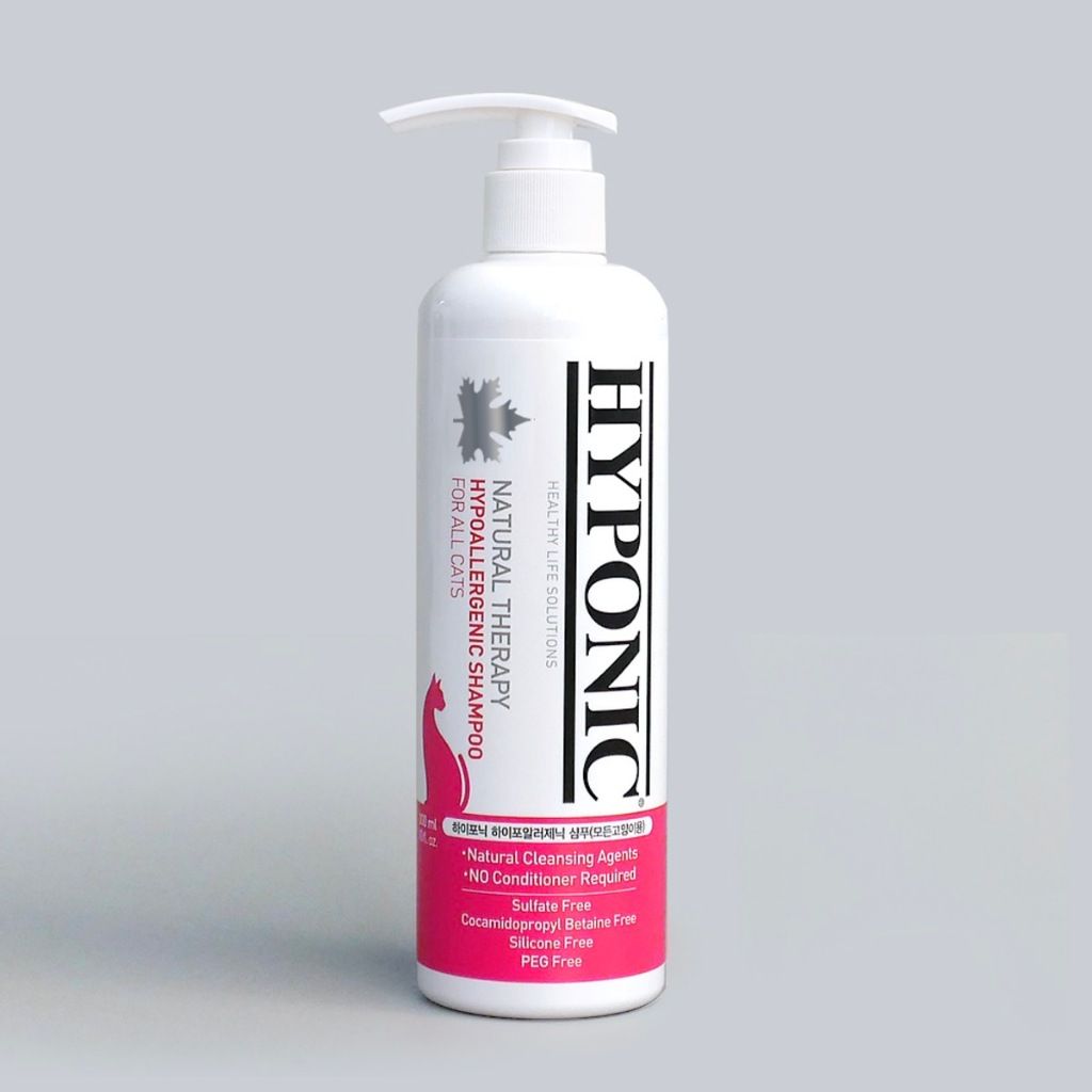  Sữa tắm cho mèo cao cấp HYPONIC Hypoallergenic, mùi thơm tinh tế từ thiên nhiên 