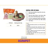  (5L) CÁT VỆ SINH MÈO SIÊU THẤM ACROPET (100% ĐẬU PHỤ TỰ NHIÊN) 