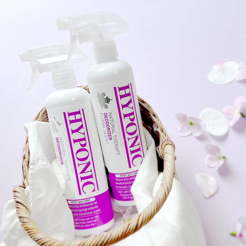 Dung dịch xịt khử mùi & khử khuẩn HYPONIC Chitosan cho thú cưng, hương hoa 
