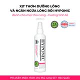  Xịt thơm dưỡng lông và ngăn ngừa lông rối HYPONIC cho mọi thú cưng, hương tinh tế 