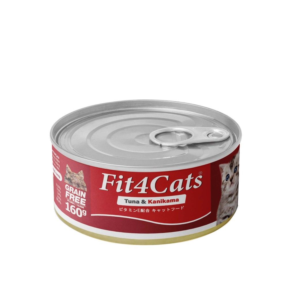  Cá ngừ đóng hộp Fit4Cat 160gr 