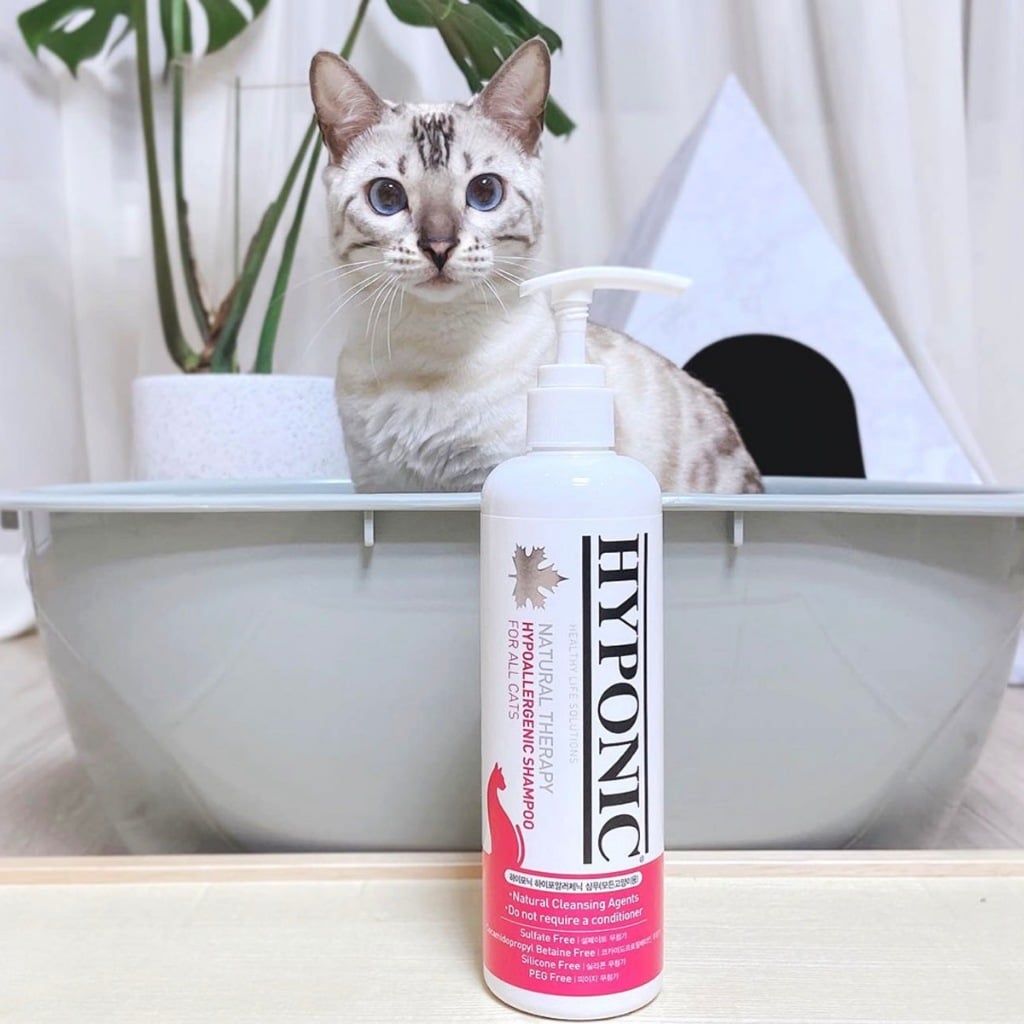  Sữa tắm cho mèo cao cấp HYPONIC Hypoallergenic, mùi thơm tinh tế từ thiên nhiên 