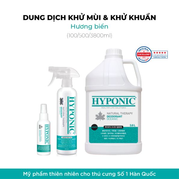  Xịt khử mùi, khử khuẩn phòng, mùi nhà HYPONIC hương biển 