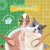  Súp thưởng mix vị cho mèo cưng 