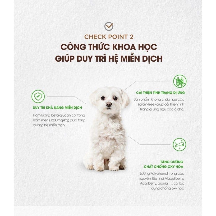  ANF - Nature's Kitchen - Hạt thức ăn chức năng tốt cho da và lông cho chó mọi lứa tuổi 2kg 