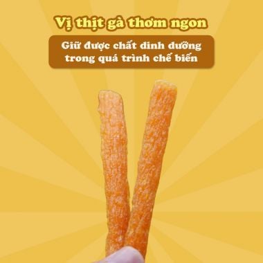  Xúc xích gà sấy 80g 