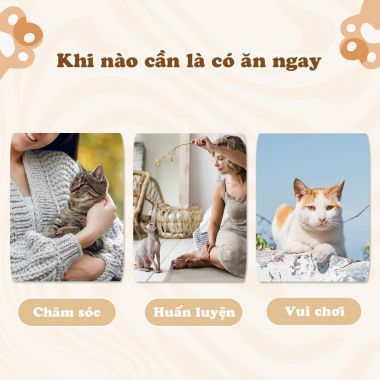  Sợi gà sấy dẻo cho mèo 