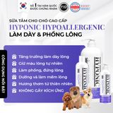  Sữa tắm cho chó cao cấp HYPONIC Hypoallergenic, làm dày & phồng lông 