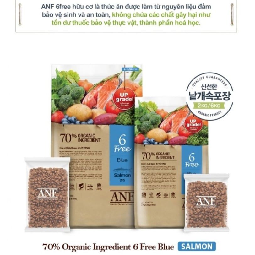  Thức ăn hữu cơ cho chó ANF 6Free 