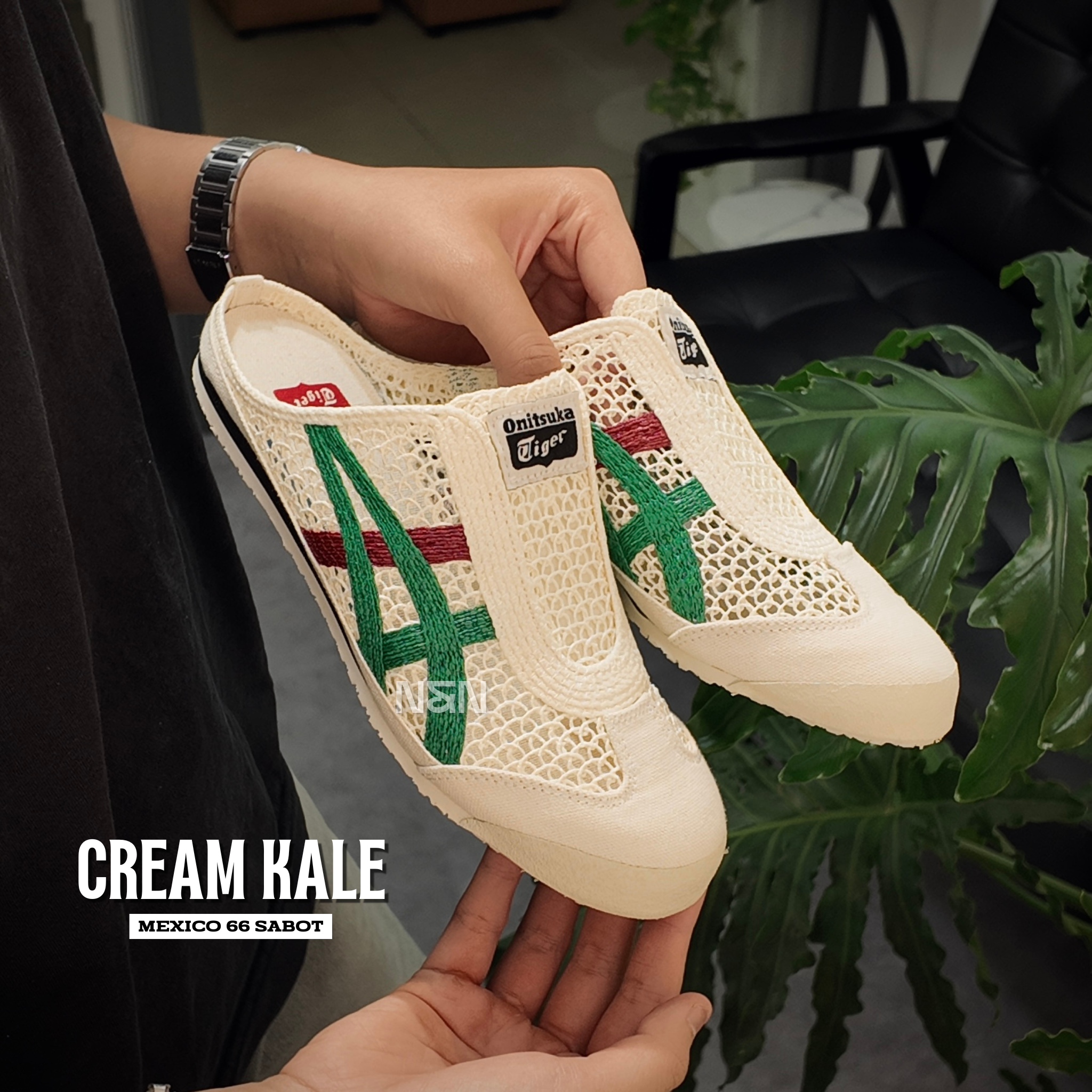N&N Shoes Shop | Giày Onitsuka Tiger Mexico 66 Sabot Cream