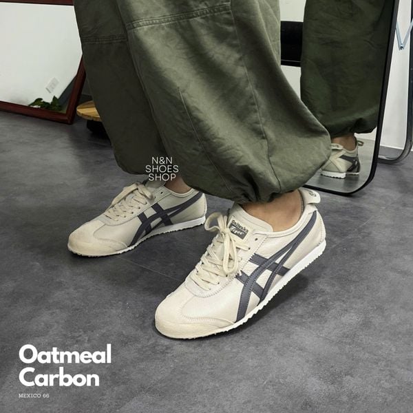 Onitsuka tiger oatmeal carbon 2025
