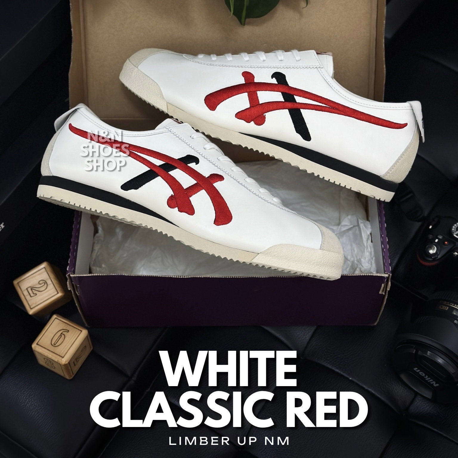 Giày Onitsuka Tiger Limber Up NM White Classic Red