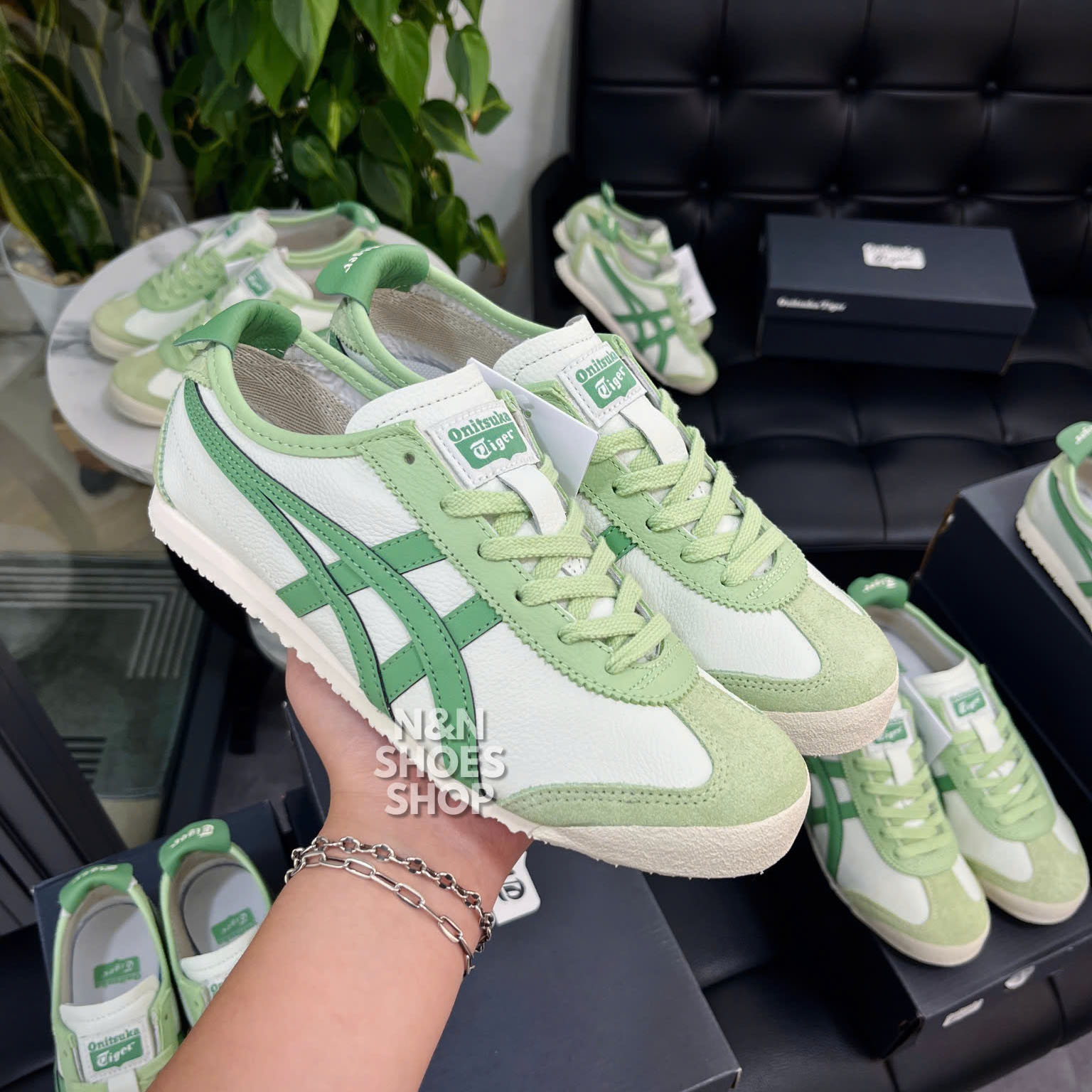 Asics tiger mexico 66 verdi online