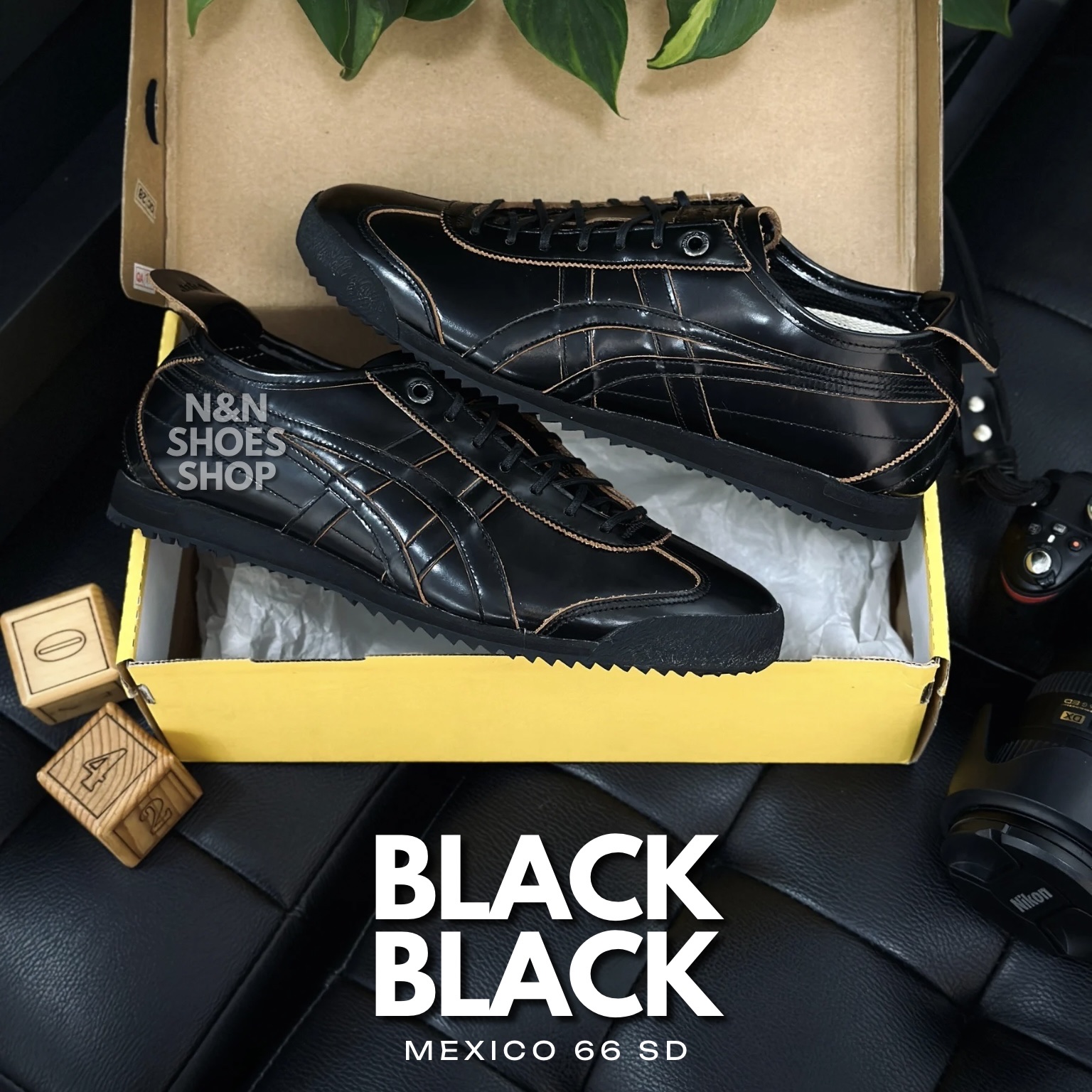 Onitsuka All Black Onitsuka Tiger Mexico 66 