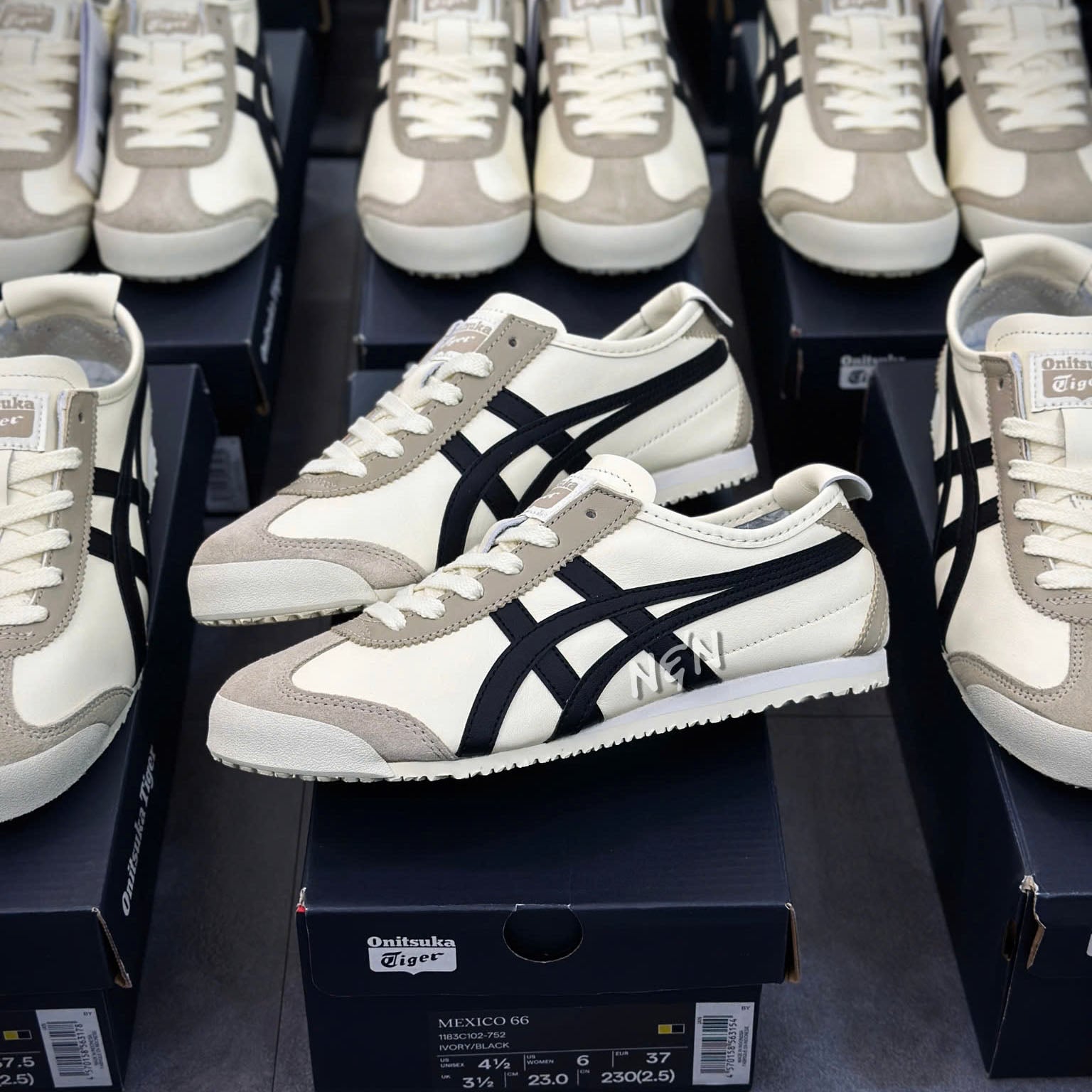 Giày Onitsuka Tiger Mexico 66 Ivory Black