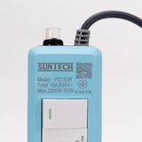  Ổ cắm điện cao cấp Suntech PS1S3R07502 2m chống quá tải, 2200W 250V 10A 
