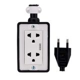  Ổ cắm điện không dây Suntech RSC2B bọc nhựa PVC 3600W, chống cháy, 2 ổ cắm 