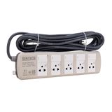  Ổ cắm điện cao cấp Suntech PM2555 5m chống quá tải, 2200W 250V 16A 