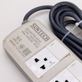  Ổ cắm điện cao cấp Suntech PM2553 3m chống quá tải, 2200W 250V 16A 