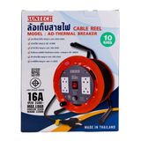  Ổ cắm rulo Suntech AC1510 có màn chắn an toàn dài 10m, 16A 