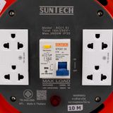  Ổ cắm rulo Suntech AC2510 có màn chắn an toàn dài 10m, 16A 250V 