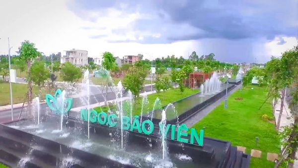  Sàn nhạc nước tại khu đô thị Ngọc Bảo Viên, Quảng Ngãi 