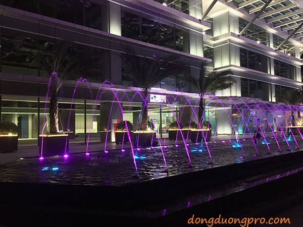  Đài phun nước nghệ thuật tài Viettel Tower Quận 10 TP.HCM 