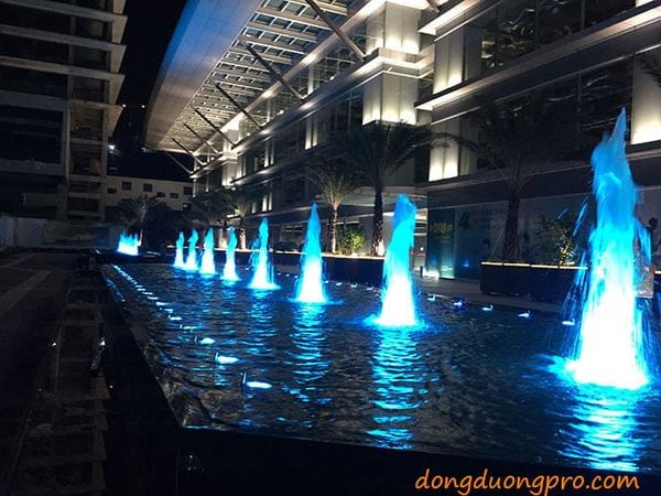  Đài phun nước nghệ thuật tài Viettel Tower Quận 10 TP.HCM 