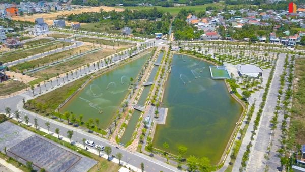  Sàn nhạc nước tại khu đô thị Ngọc Bảo Viên, Quảng Ngãi 