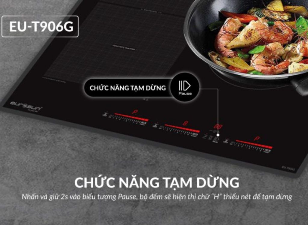 Bếp từ đôi 2 vùng nấu Eurosun EU-T710Pro