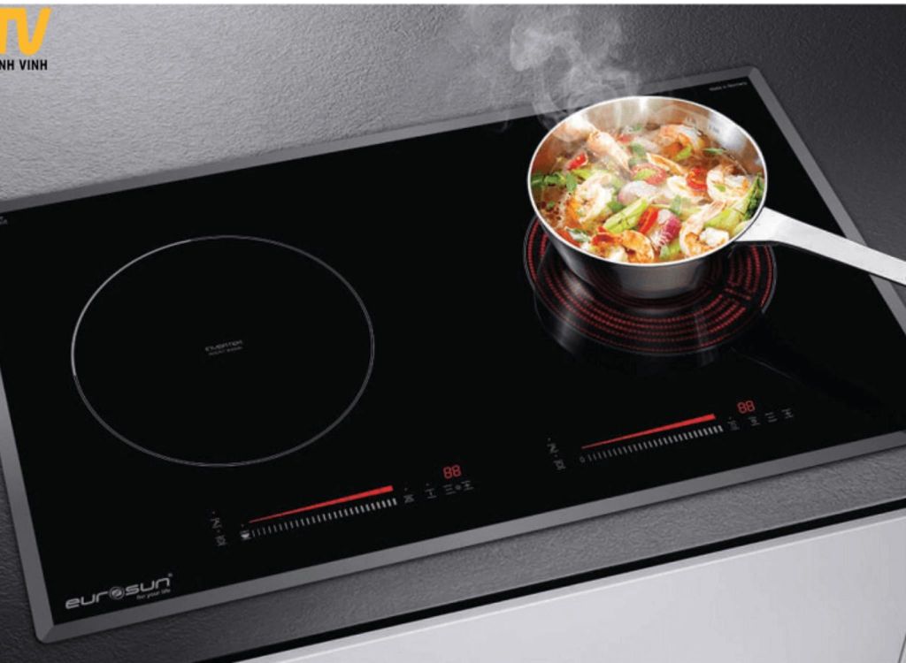 Bếp từ đôi 2 vùng nấu Eurosun EU-T708S
