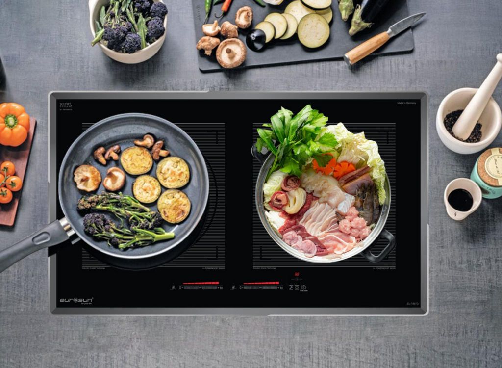 Bếp từ đôi 2 vùng nấu Eurosun EU-T897G