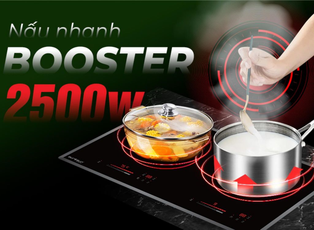 Bếp từ kết hợp hồng ngoại 2 vùng nấu Eurosun EU-TE259Pro