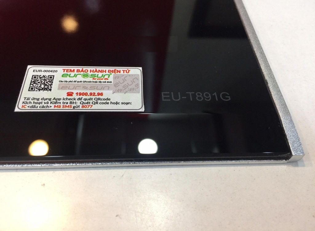 Bếp từ đôi 2 vùng nấu Eurosun EU-T891G