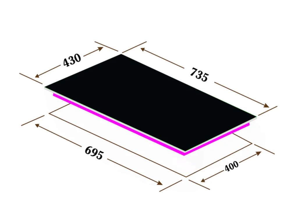 Bếp từ đôi 2 vùng nấu Eurosun EU-T256PLUS