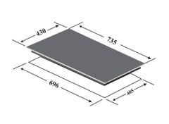 Bếp từ kết hợp hồng ngoại 2 vùng nấu Eurosun EU–TE259PLUS