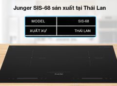 Bếp từ kết hợp hồng ngoại 2 vùng nấu Junger SIS-68