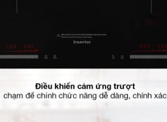 Bếp từ kết hợp hồng ngoại 2 vùng nấu Junger SIS-68