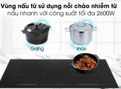 Bếp từ kết hợp hồng ngoại 2 vùng nấu Junger MTD-18