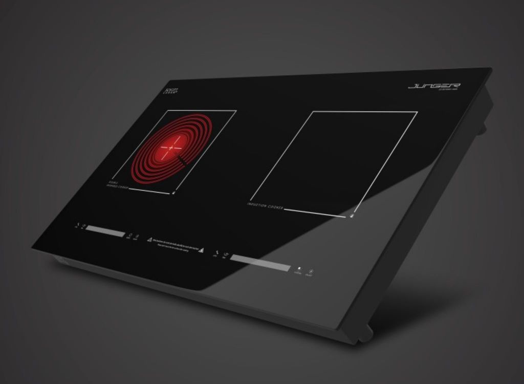 Bếp từ kết hợp hồng ngoại 2 vùng nấu Junger MTD-18