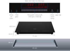 Bếp từ kết hợp hồng ngoại 2 vùng nấu Junger CEJ-203