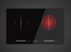 Bếp từ kết hợp hồng ngoại 2 vùng nấu Junger CEJ-203