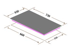 Bếp gas đôi hồng ngoại 2 vùng nấu Eurosun EU-GN09